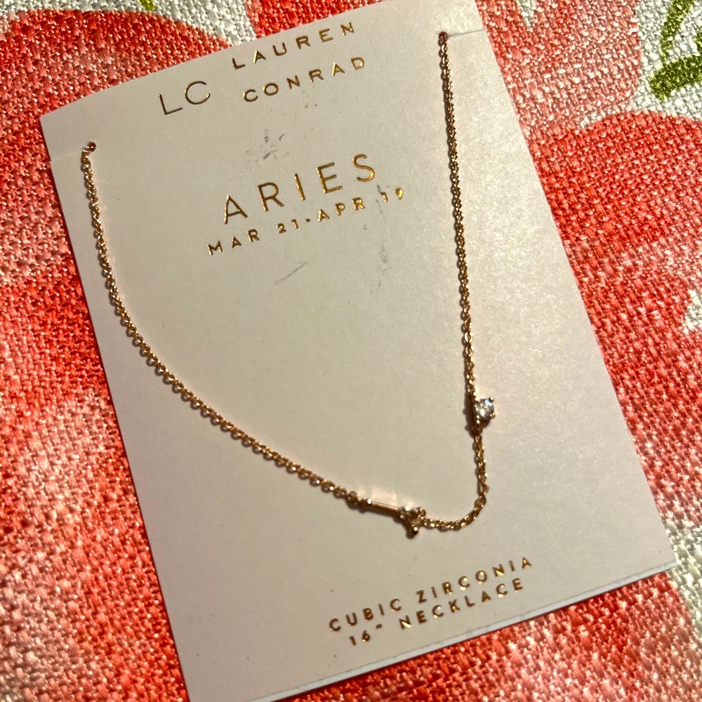 LC Lauren Conrad Astrology ARIES Necklace